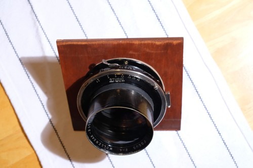 Wollensak Verito F4 11 1/2 inch soft diffused focus lens with studio shutter - Picture 5 of 16