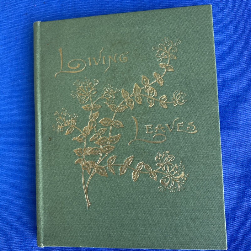 Living Leaves for Christian Endeavor By S.E.Bennett Lovely Antique Book
