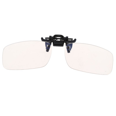 Clip on blue light filter blocking glasses office computer anti UV strain*D#