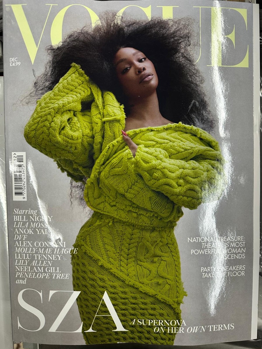 VOGUE UK (BRITISH) MAGAZINE-DECEMBER 2024-SZA-Brand New-IN