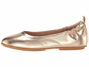 gold women's flats