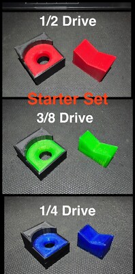 Magnetic Base Ratchet Organizer Set