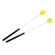 Marimba Mallets1 Pair of Yarn Head Glass Handle Marimba Hammer BeginnerYellow