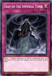 Trap of the Imperial Tomb - SR07-EN036 - Common - 1st Edition x3 - Near Mint