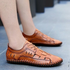 mens lace up moccasins