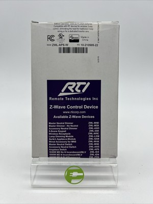 New RTI Anyplace Switch ZWL-APS-W 10-210585-22