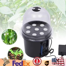 Hydroponics Seedling & Cloning System Aeroponic Propagation Kit 8 Plant Sites