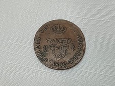Mexico Spanish Colony Under Ferdinand VII 1816 Mo 2/4 Tlaco (1/4 Real)