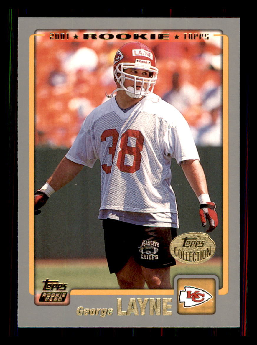 2001 FOOTBALL 2001 Topps George Layne Kansas City Chiefs #322 RC1