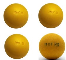 3 balles baby-foot compétition ITSF b homologuées Bonzini +1 itsf RS offerte