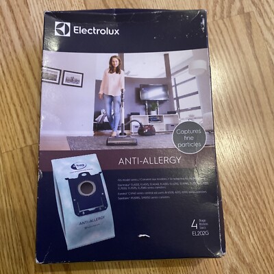 Genuine Electrolux Anti-Allergy Vacuum Bags - 4 Pack EL202G Eureka Sanitaire