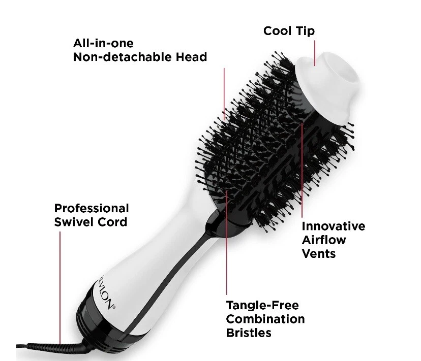 Revlon One-Step Volumizer  Original 1.0 Ceramic Hair Dryer and Hot Air Brush - Image 2 of 4