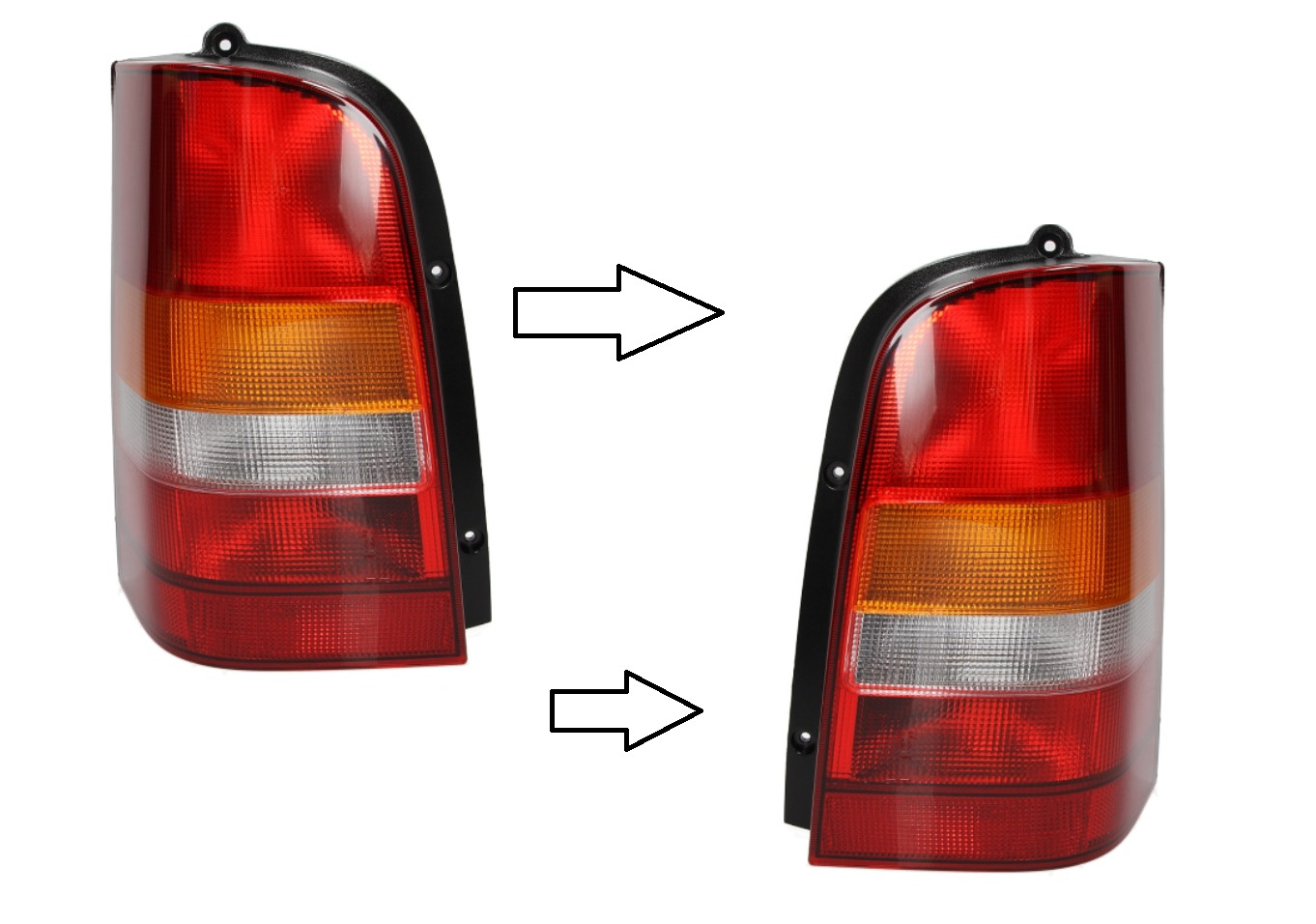 Feu arrière gauche droit Mercedes Vito 638 optique bloc phare 638-820-17-64