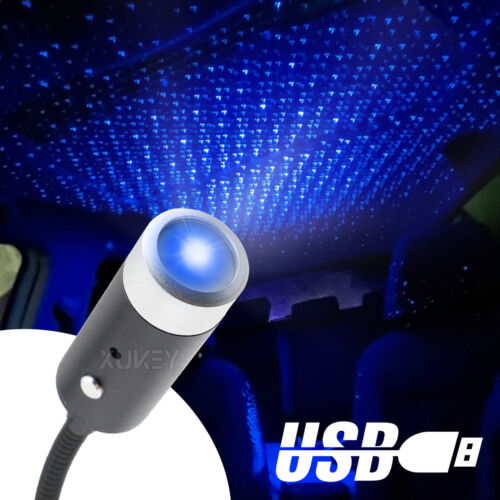 USB Autodach Kfz Innen Sternenhimmel Lampe LED Projektor Atmosphäre Nachtlicht - Afbeelding 1 van 9