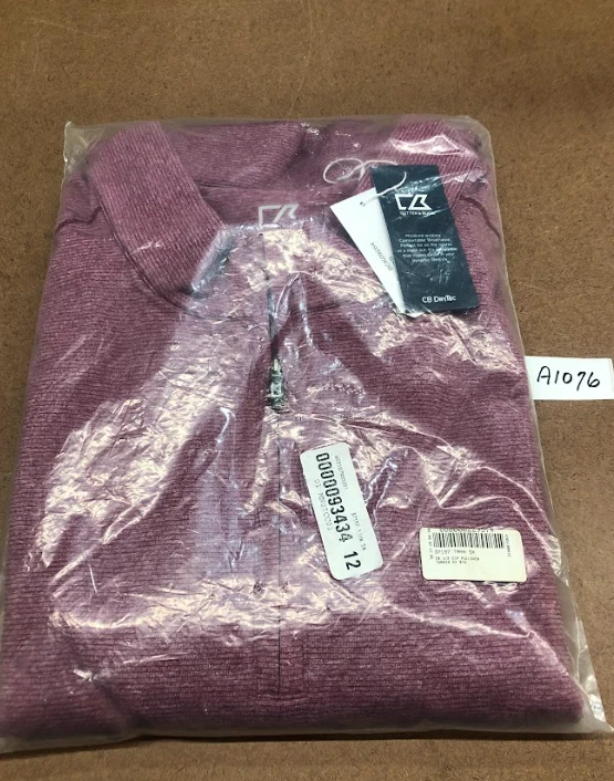 Men's Cutter & Buck Shoreline 1/2 Zip Pullover Tannin Heather Size 5XB - Image 2 of 2