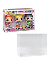 ULTRA PREMIUM SCRATCH  UV RESISTANT 0.06mm Funko Pop 3-Pack Box Protector READ