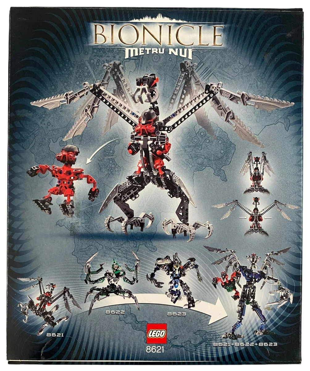 LEGO 8621 Bionicle Warrior Metru Nui Turaga Dume Nivawk NEW