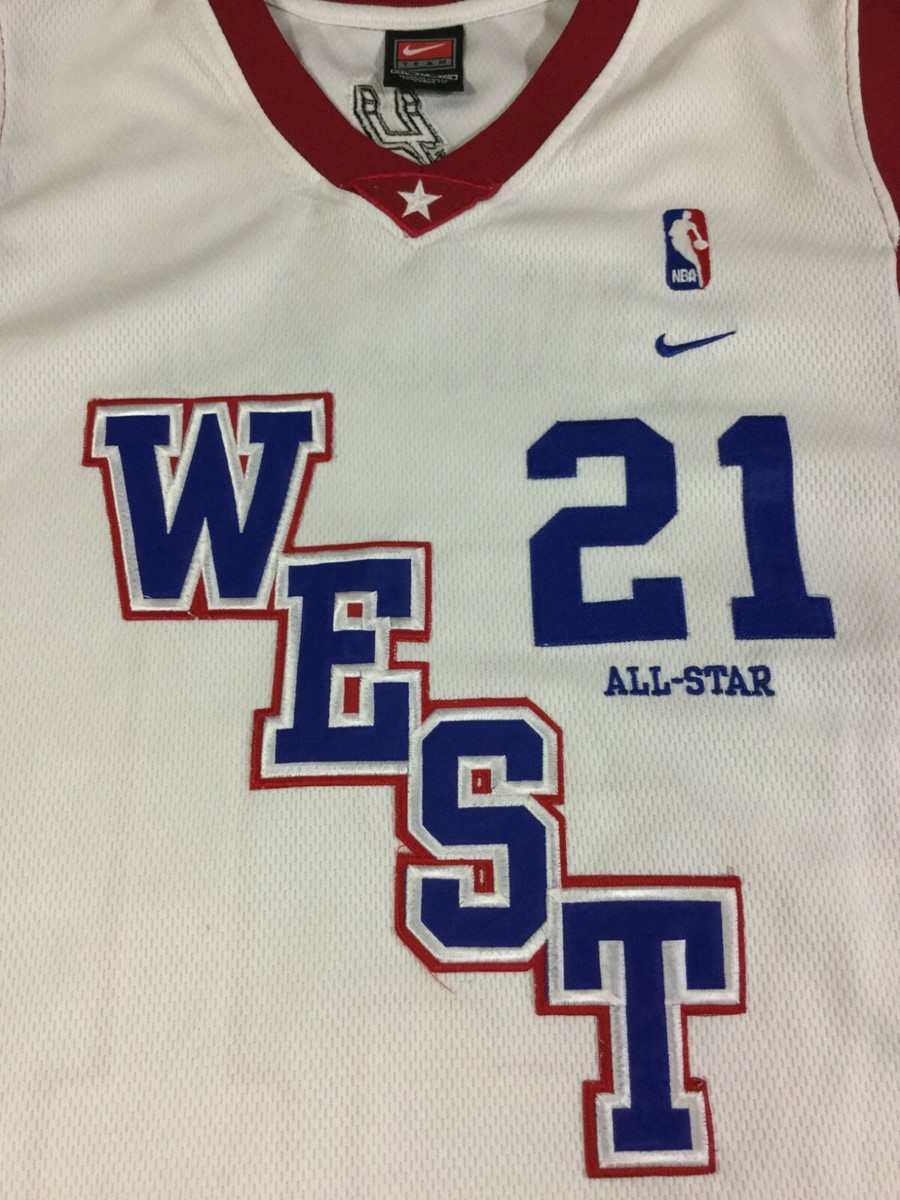 Vintage All Star Game Tim Duncan #21 Basketball-NBA Nike Jersey