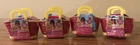 Barbie Pets Series 12 Lot of (4)  Carriers with 2 Pets Per Carrier (8 Pets)
