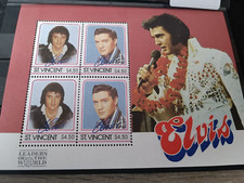 Bloc St Vincent 1985 MNH Elvis Presley