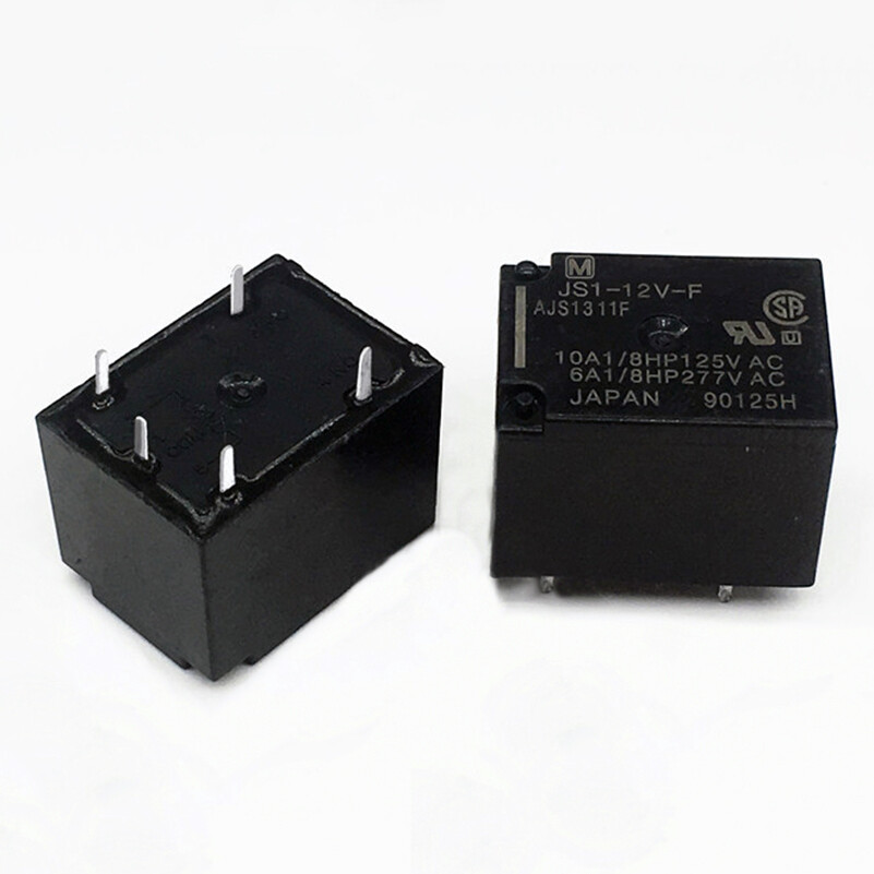 2Pcs JS112VF AJS1311F 12VDC Power Relay 5Pins eBay