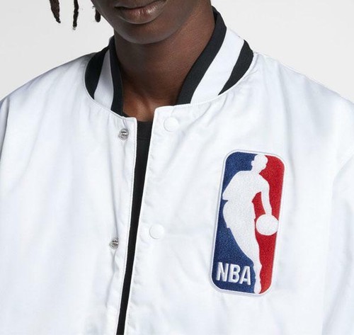 Nike MEN'S SB x NBA Satin Bomber Jacket 