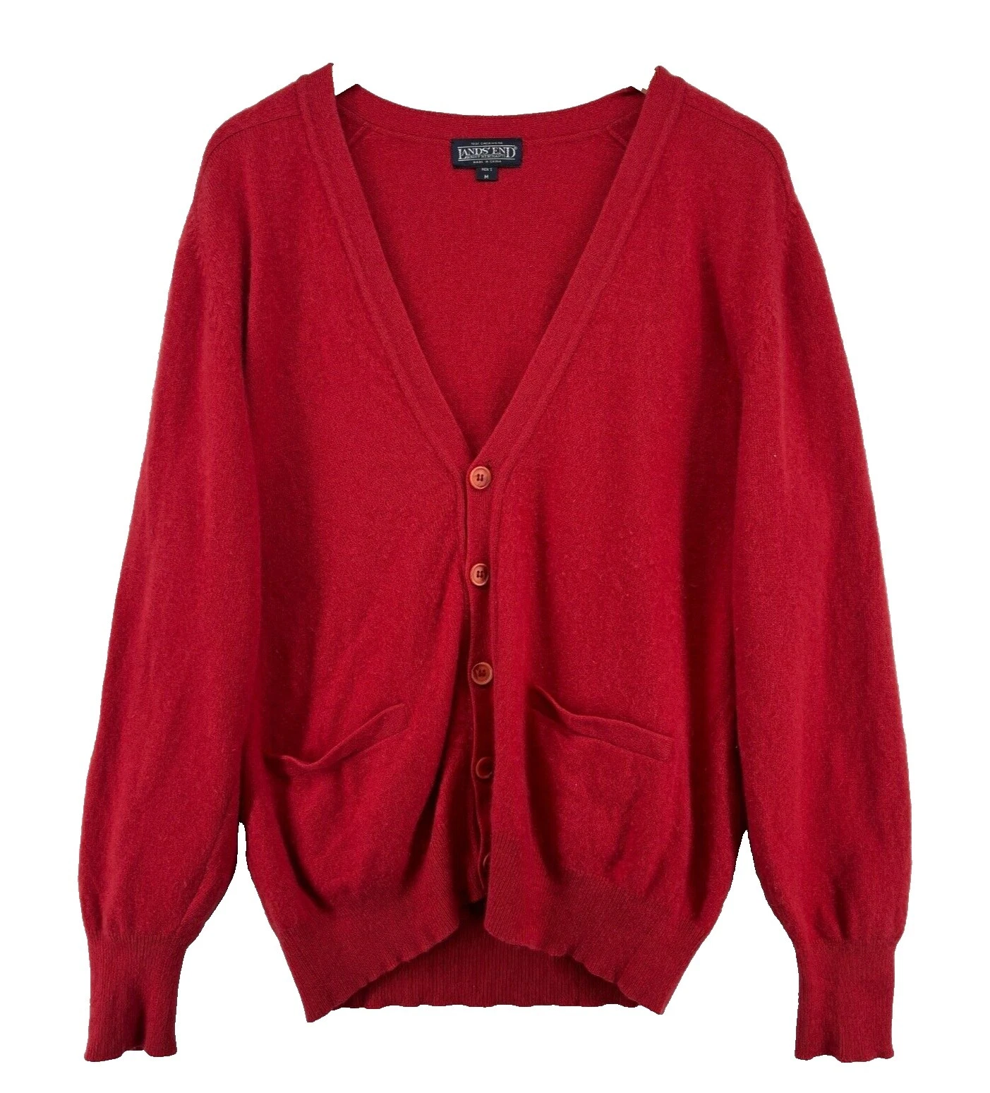 Lands 'End Suéteres Cárdigan De Cachemira para Hombres