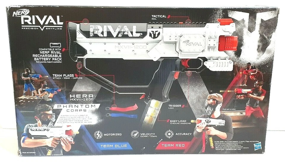 Bláster de combate Nerf Rival Phantom Corps Hera MXVII-1200 Foto 3 de 4