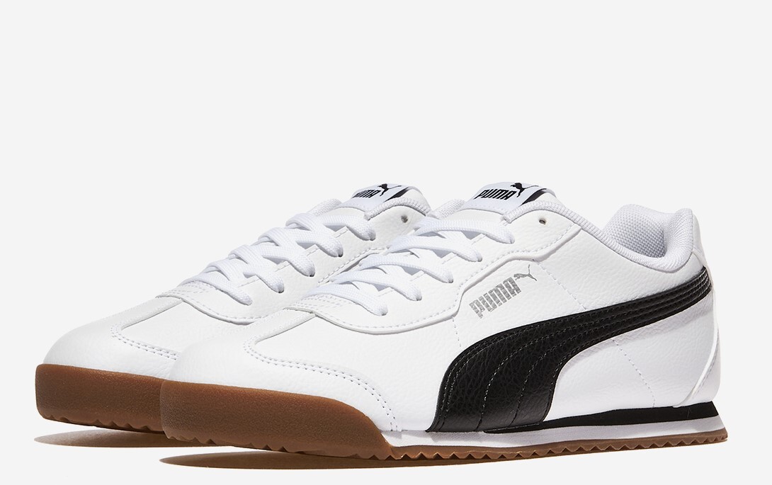 PUMA TURINO II T men's shoes 402049 02 white black | eBay