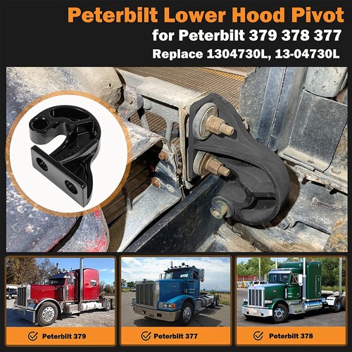 M134708L Lower Hood Pivot For Peterbilt 379/378/377 Replace for 13-04708L (Left) - Picture 6 of 7