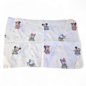 Vintage Disney Cot Pillow Case 100% Cotton Small