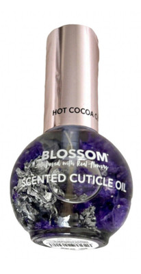 Blossom Nail Hot Cocoa Scented Cuticle Oil Infused with Real Flowers