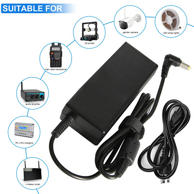 12V 5A 60W AC Adapter Power Supply Cord For Computer LCD Monitors 