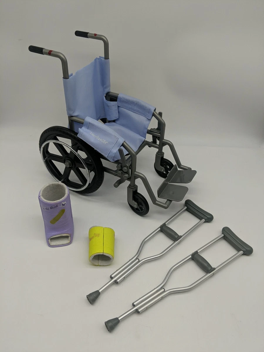 American girl wheelchair and crutches discount