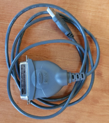 BELKIN F5U002 REV.2 5' LONG USB TO PARALLEL PRINTER ADAPTER
