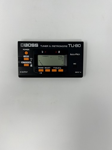 Boss TU-80 Tuner and Metronome for Acoustic Electric Guitar or Drums - EUC! - Picture 7 of 9