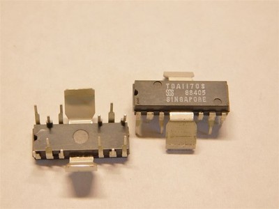 2 SGS-Thompson TDA1170S Vertical Deflection IC , 12-Lead Quad In-Line Package