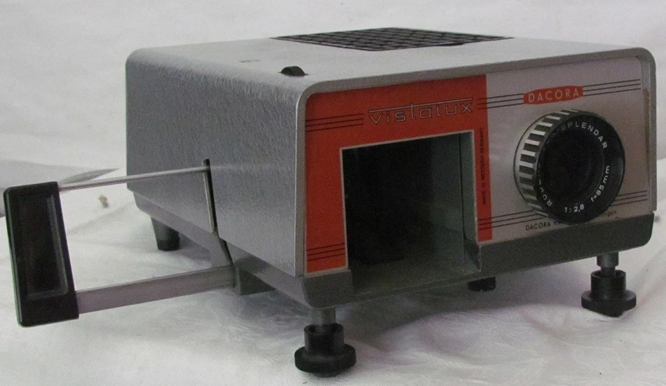 Diaprojektor Vistalux Dacora - für Dias 5 x 5 cm - einfach und robust - Rarität - Bild 2 von 4
