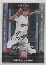 2008 Donruss Elite Extra Edition Turn of the Century /594 Corey Young Auto 0g45