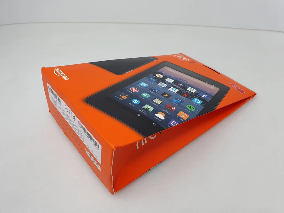 Amazon Kindle Fire 7 Tablet 16GB, Wi-Fi, 7in - Red 7th Generation 2017 New - Image 2 of 4