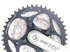 NEW Shimano Deore XT Mega 9s Crankset 175mm Square Taper Classic Vintage MTB — photo 2