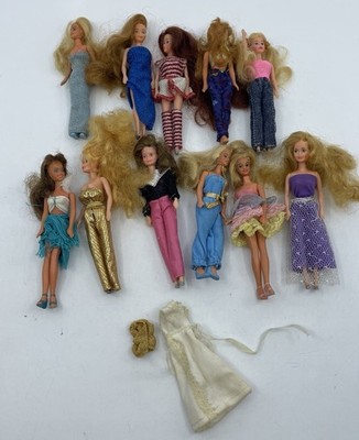 Lot Of 11 Vintage 1981 Mattel Dazzle Glimmer Dolls 4.25 