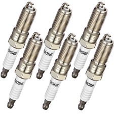 6PCS Iridium Spark Plugs For 2011-2014 Ford F-150 3.7L and Fiesta 1.6L 6509