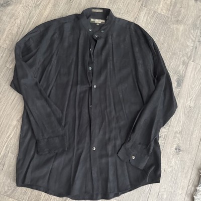 Brian Brothers Nice Button Up Dress Shirt Size Large Blend Long Sleeve