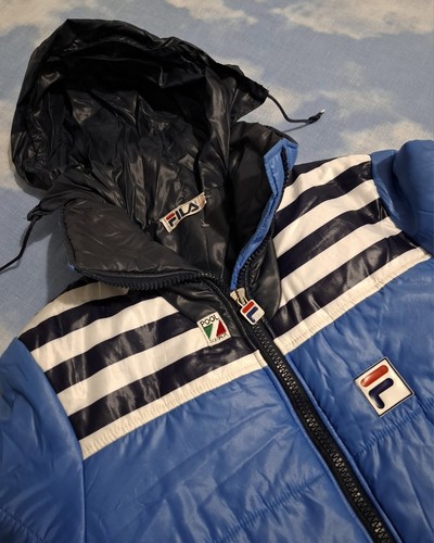 JACKET vintage 80's FILA Biellese era Borg TG.44 circa S/M made in Italy RARE - Foto 8 di 17