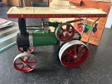 MAMOD STEAM TRACTOR TE1A WITH BOX, BURNER,SCUTTLE, FUNNEL & STEERING ROD