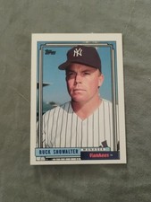1992 Topps - Buck Showalter #201 (RC) Error Card On Back Bottom See Pics
