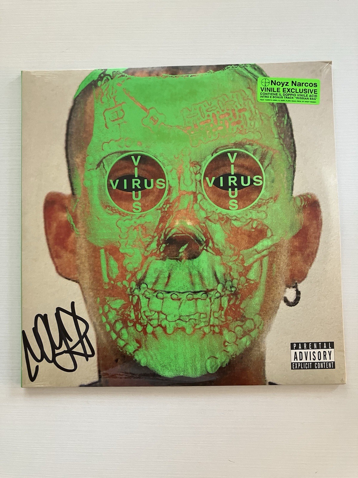 Virus Noyz Narcos Virus Autografato Nuovo 2 Lp 2022