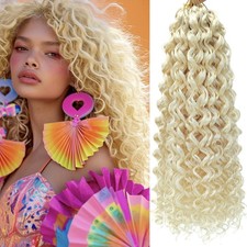 8 Packs Curly Crochet Hair GoGo Curl Crochet hair for Women 613 18inch 613 