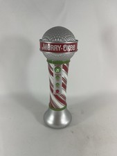 Hallmark Christmas Merry-Okee Karaoke Microphone Elf Voice Changer WORKS